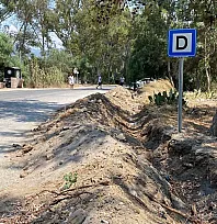 Fethiye Koca Çalış'daki Türbe Bölgesi Araç Girişine Kapatıldı