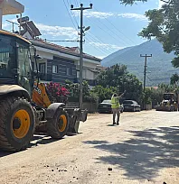Fethiye Menteşe Mahallesi'nde Doğalgaz Altyapı Çalışması