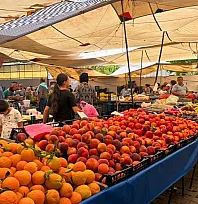 Fethiye Salı Pazarı'nda meyve sebze fiyatları
