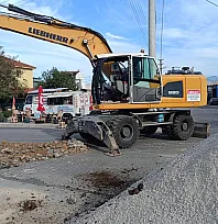 Fethiye Sanayi Sitesi'nde yağmur suyu çalışması başladı