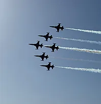 Fethiye semalarında Türk Yıldızları heyecanı