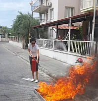 Fethiye Sosyal Hizmet Merkezi'nde Yangına Karşı Tam Teyakkuz