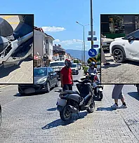 Fethiye Süleyman Demirel Bulvarı'nda Araç ile Motosiklet Çarpıştı