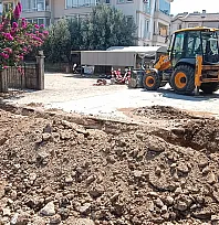 Fethiye Tuzla'da doğalgaz hatları konutlara çekiliyor