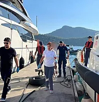 Fethiye ve Marmaris'te denizden 3 kişiye tıbbi tahliye