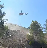 Fethiye Yeşilüzümlü'de yangının başladığı noktanın son hali