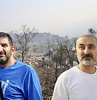 Fethiyeli mahalle sakinleri evlerine kadar yaklaşan orman yangınını anlattı