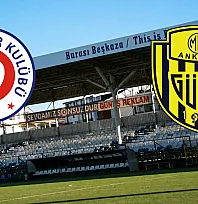 Fethiyespor – MKE Ankaragücü ilk 11'ler