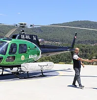 H125 Helikopterleri Muğla'da Yangınla Mücadelede Görevde