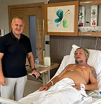 Hakan Aşık'tan Seda Köktener'e geçmiş olsun ziyareti