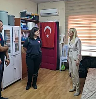 İl Sağlık Müdürü Başaran Akça, Kavaklıdere'deki sağlık tesislerinde incelemelerde bulundu