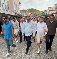 İMEAK Deniz Ticaret Odası seçimleri öncesi İlkay Tugay Göcek'te üyelerle buluştu