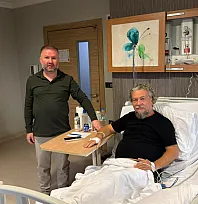 İş insanı Seyfettin Balcı'dan Seda Köktener'e geçmiş olsun ziyareti