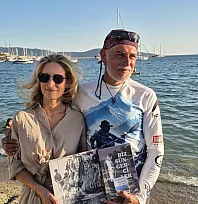İstanbul'dan 83 gün önce kanoyla yolculuğa çıkmıştı, Bodrum'a ulaştı