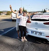 Kanseri Yenen Sultan Erdem'in Mutluluk Turu Menteşe'de Duygu Dolu Anlar Yaşattı