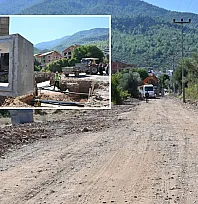 Karapınar Mevkii'nde Altyapı Çalışmaları Sürüyor
