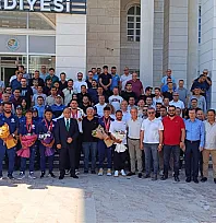 Kırkpınar kahramanlarına Seydikemer'de coşkulu karşılama