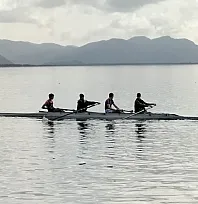 Köyceğiz'de yarıyıl tatili kürek okulu eğitimleri sürüyor