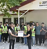 Köyceğiz'de Yüksekokul öğrencileri sahada uygulama yaptı
