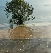 Köyceğiz Gölü taştı, Atatürk Kordonu sular altında kaldı