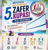 Köyceğiz Plaj Voleybolu Turnuvası için geri sayım başladı