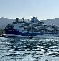'Marella Discovery' kruvaziyeri Marmaris'e 1765 turist getirdi