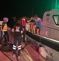 Marmaris açıklarında özel teknede rahatsızlanan kişiye tıbbi tahliye