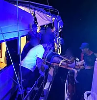 Marmaris Açıklarında Yaralanan Yolcu Sahil Güvenlik Tarafından Tahliye Edildi