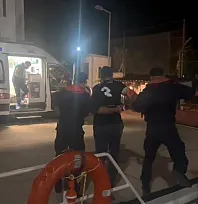 Marmaris açıklarında yolcu gemisinde yaralanan vatandaş denizden tahliye edildi