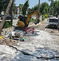 Marmaris İçmeler'de 35 Yıllık Kanalizasyon Hattı Yenileniyor