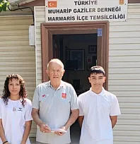 Marmaris'in öğrencilerinden gazileri duygulandıran mektuplar