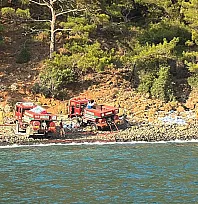 Marmaris Kaymakamlığı'ndan yangın ekiplerine teşekkür