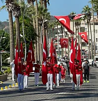 Marmaris'te 30 Ağustos Zafer Bayramı Coşkuyla Kutlandı