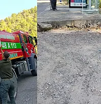 Marmaris'te kritik noktalara ilk müdahale için su bidonu