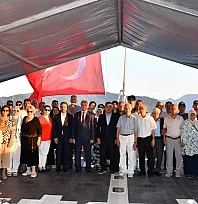 Marmaris'te şehit aileleri ve gaziler için gemi turu düzenlendi