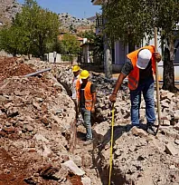 Marmaris Yeşilova Mahallesi'nde içme suyu şebekesi genişletiliyor