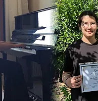 Marmarisli genç piyanist, Saraybosna'da birinci oldu