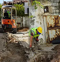Menteşe'de fosseptik kokusuna karşı altyapı çalışması