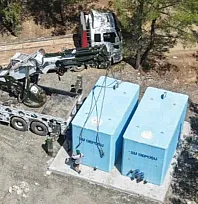 Menteşe'nin Akyer ve Göktepe Mahallelerine kesintisiz su için yeni depolar