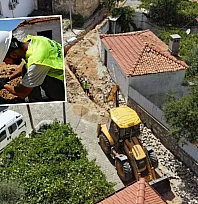 Menteşe Yerkesik'te 4 kilometrelik su isale hattı yenileniyor