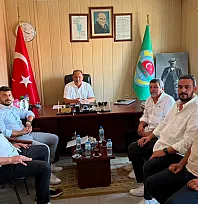 MHP Fethiye İlçe Başkanı Öztürkçü, Ziraat Odası Başkanı Karayiğit'i ziyaret etti