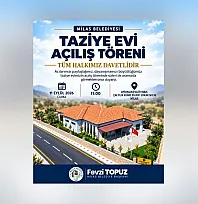 Milas Belediyesi Taziye Evi'nin Açılış Töreni Gerçekleştirilecek