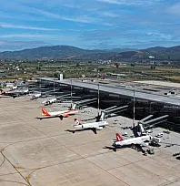 Milas-Bodrum havalimanı 7 ayda 2 milyon 349 bin yolcuya hizmet verdi