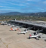 Milas-Bodrum havalimanı 8 ayda 3 milyon 240 bin yolcuya hizmet verdi