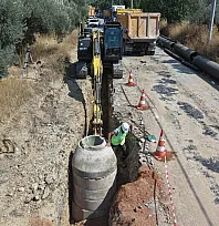 Milas Menteş'te kanalizasyon altyapısı için ilk adım atıldı