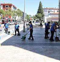 Muğla Büyükşehir'den Sağlıklı ve Temiz Çevre İçin Yoğun Mesai