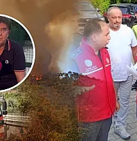 Muğla Büyükşehir ve Fethiye Belediyesi ekipleri yangın bölgesini bir an olsun yalnız bırakmadı