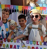 Muğla'da çocukların renkli dünyası sergiye taşındı