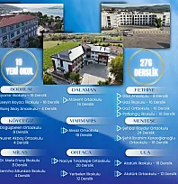 Muğla'da eğitime 2,5 Milyar TL'lik dev yatırım: 19 yeni okul yapılacak