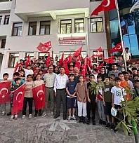 Muğla'da genç Yıldızlardan Gazze'ye destek ve şehitlere vefa yürüyüşü